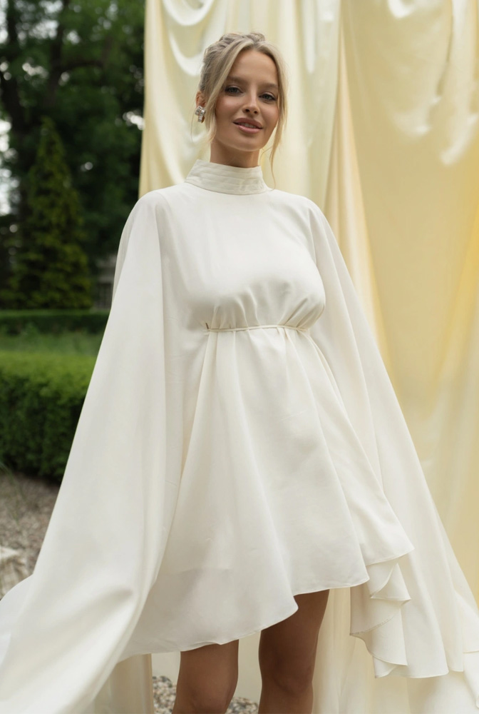 Un vestido para una boda estando embarazada: cómo combinar una elegancia deslumbrante con la máxima comodidad.