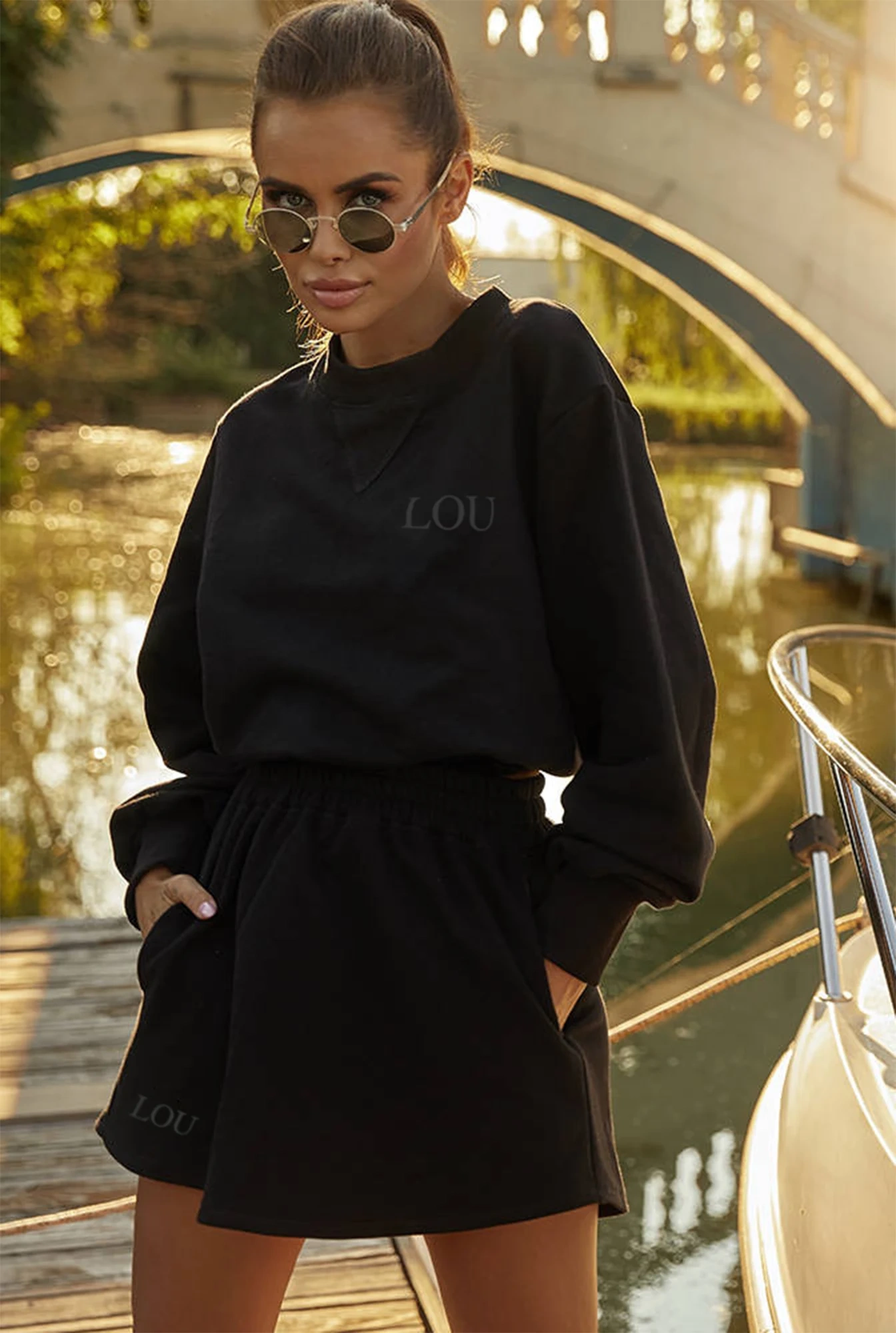 Kumiko - chándal negro