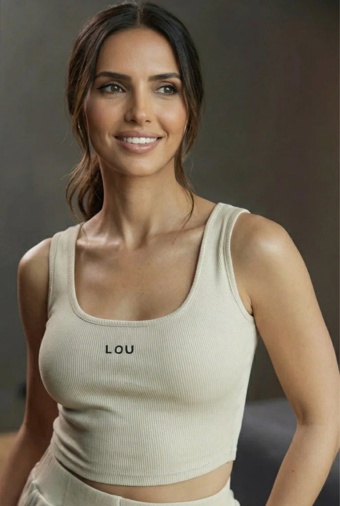 Top sin tirantes Boston Beige