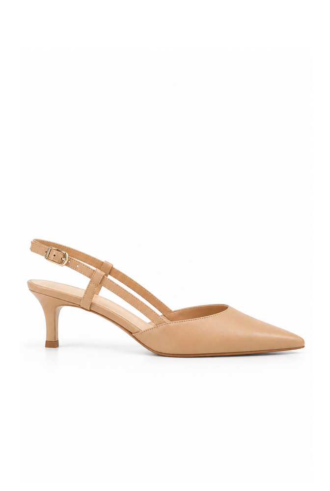 Vianna – salones beige de tacón bajo