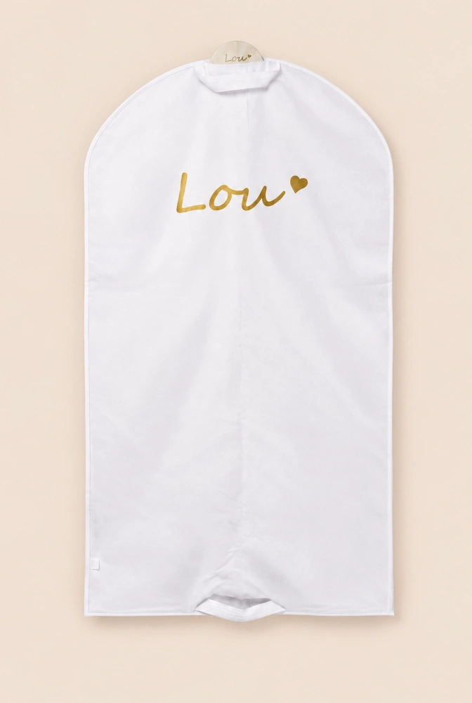 Lou – funda corta blanca para prendas