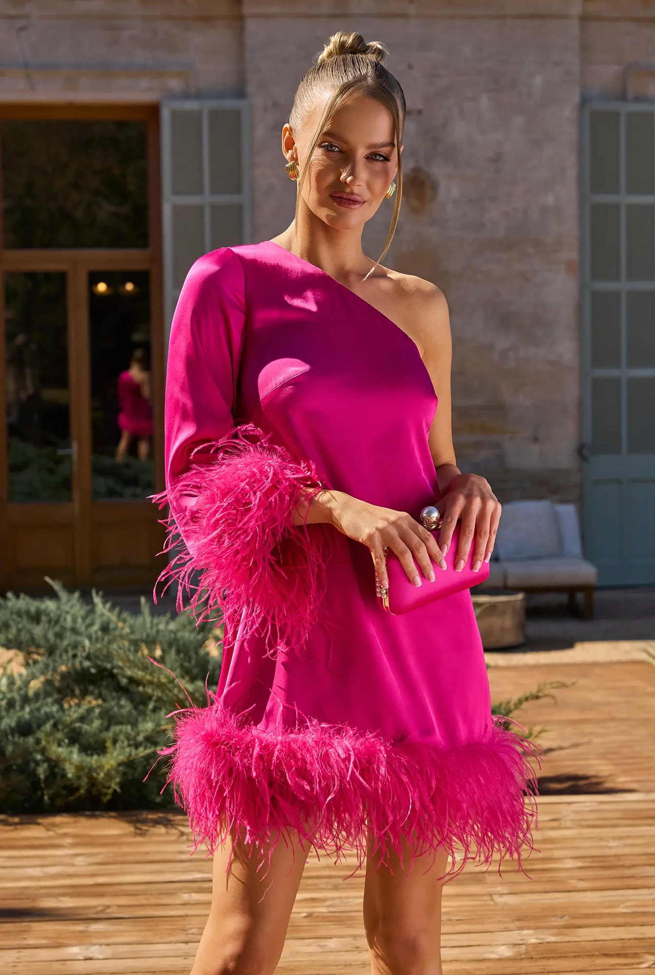 Pamela - mini vestido asimétrico