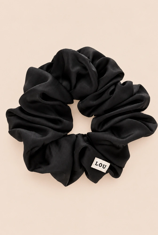 Elástico de pelo negro