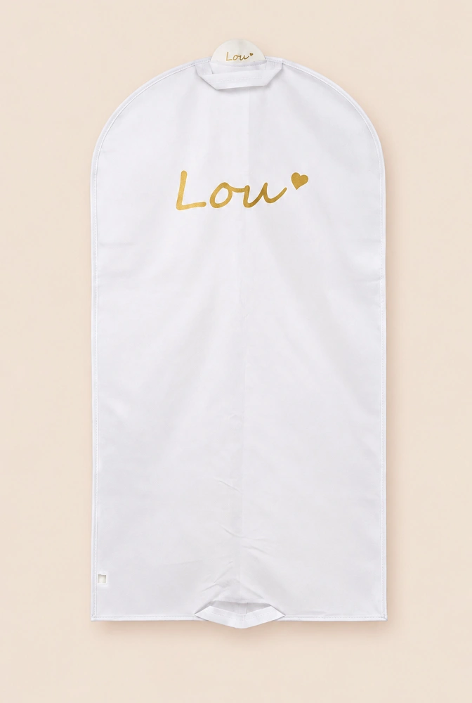 Lou – funda larga blanca para prendas