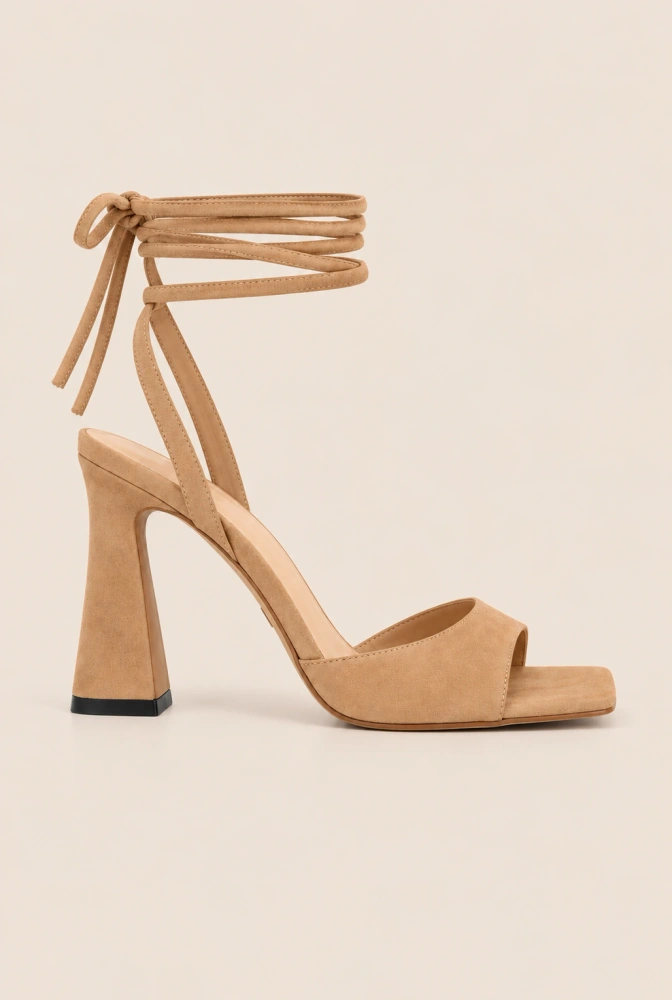 Jelena - sandalias de ante con lazos